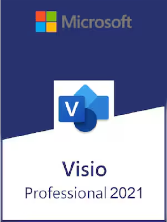 Microsoft Visio 2021 Professional (PC), Microsoft Key, Global