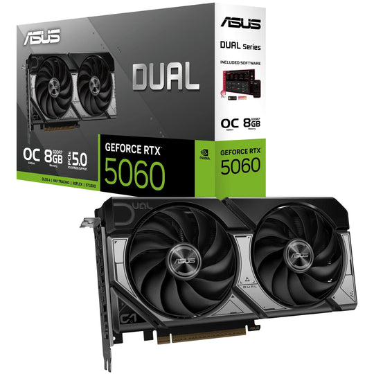 ASUS GeForce RTX 5060 Dual OC 8GB GDDR7 Graphics Card