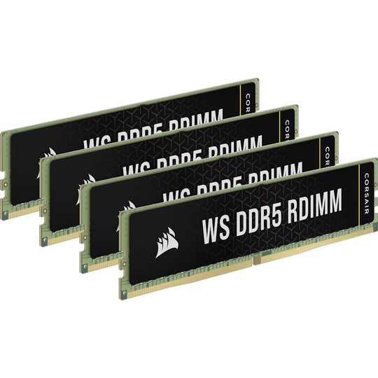 Corsair WS EXPO/XMP 64GB (4X16GB) DDR5 RDIMM C40 6000MHz Quad Channel Kit