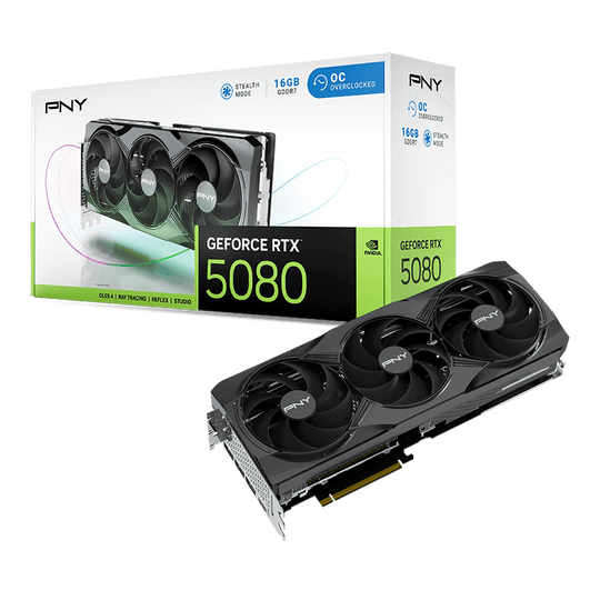 كارت شاشة بي إن واي جي فورس آر تي إكس 5080 المطور سعة 16 جيجابايت جي دي دي آر 7