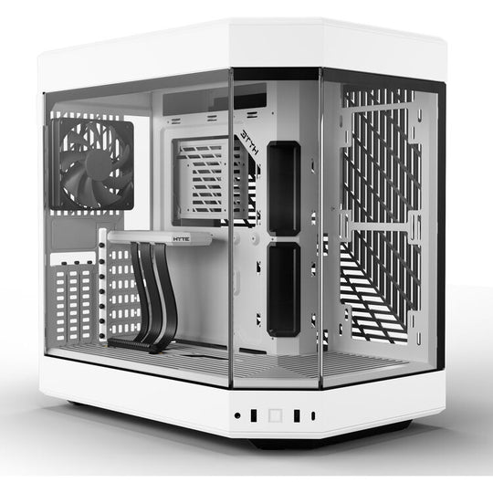 HYTE Y60 Mid Tower ATX Case Panoramic Tempered Glass - White