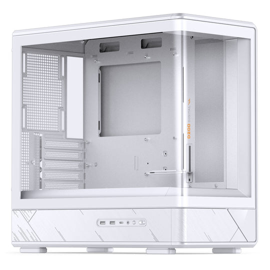 Jonsbo D200 Midi-Tower mATX Gaming Case - White