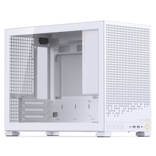 Jonsbo D32 PRO Tempered Glass mATX Mini Case - White