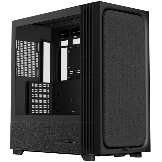 TRYX FLOVA F50 Midtower Case With Crossflow Fan - Black