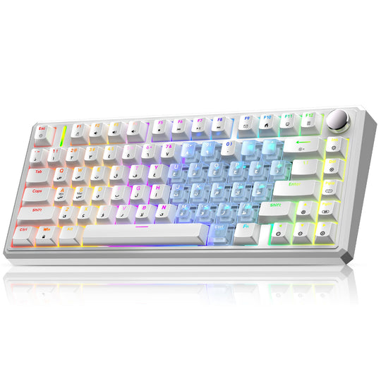 DuneVoyager G75 75% Wireless Mechanical Keyboard 80 Keys 8000mAh RGB Blue Heart