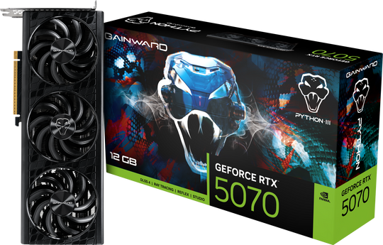 Gainward GeForce RTX 5070 Python III 12GB GDDR7 Graphics Card