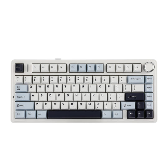AULA F75 Gasket 75% Wireless Hot Swappable Keyboard - Light Blue