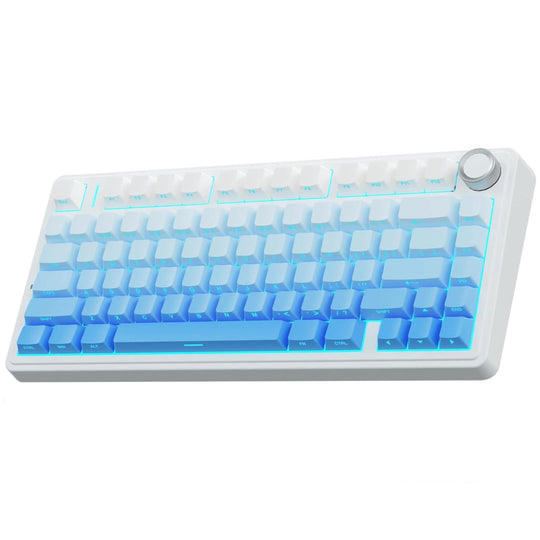 AULA F75 Wireless Mechanical 75% Gaming Keyboard - Gradient Blue