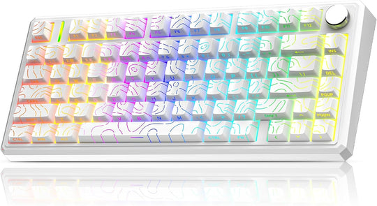 DuneVoyager G75 75% Wireless Mechanical Keyboard 80 Keys 8000mAh RGB Black
