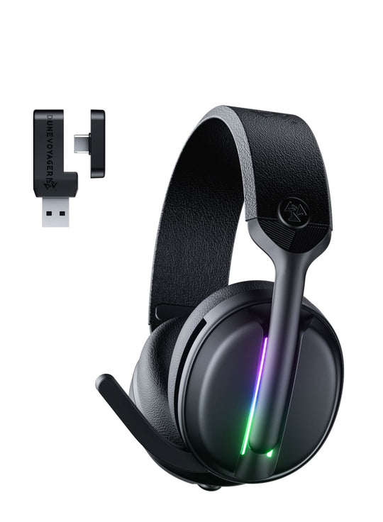 DuneVoyager T2 Quad-Mode Wireless Gaming Headset 225g 1000mAh Black