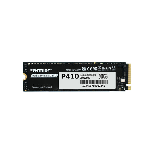 Patriot P410 500GB SSD NVME M.2 2280 PCIe 4.0 Solid State Drive