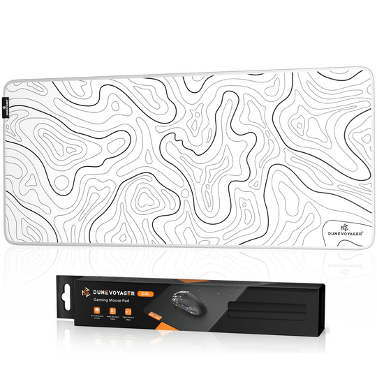 DuneVoyager M1 XXL Gaming Mouse Pad 900x400x4mm White Lines