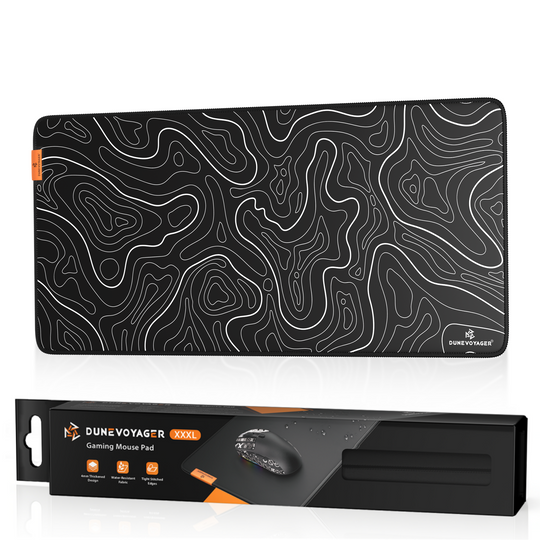 DuneVoyager M2P XXXL Gaming Mouse Pad 1200x600x4mm Black Lines