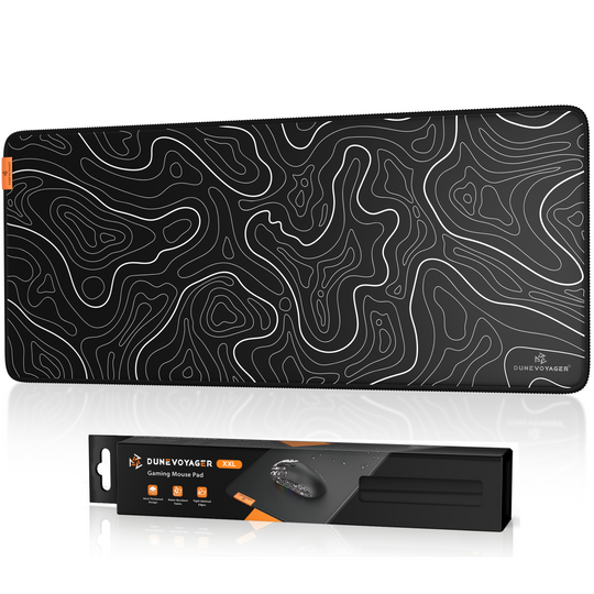 DuneVoyager M2 XXL Gaming Mouse Pad 900x400x4mm Black Lines