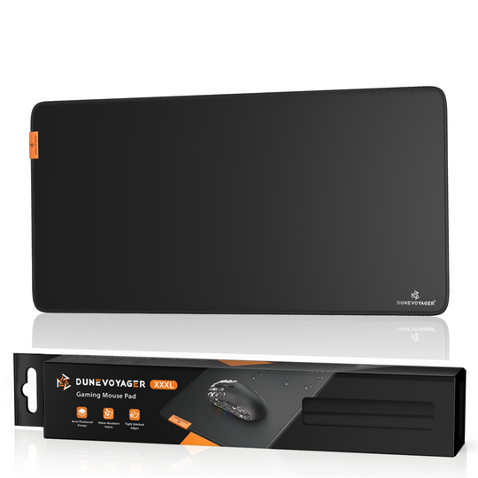 DuneVoyager M6P XXXL Gaming Mouse Pad 1200x600x4mm Pure Black