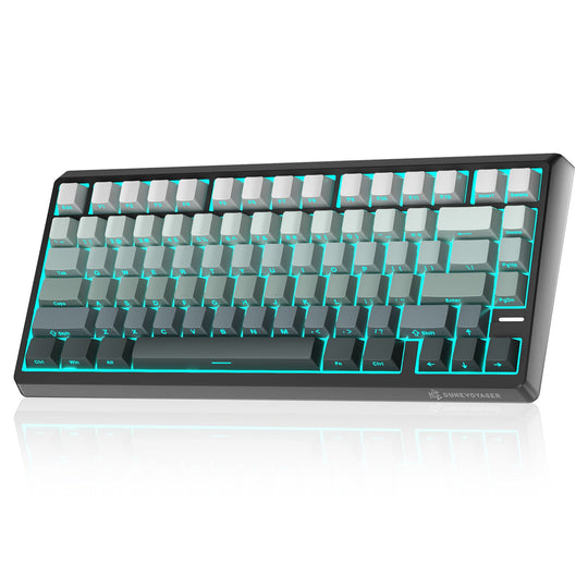 DuneVoyager N75 75% Mechanical Keyboard 81 Keys Triple-Mode 4000mAh RGB