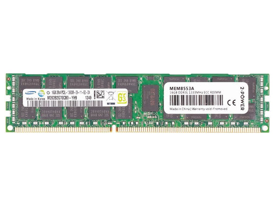 2-Power 16GB DDR3 1333MHz RDIMM LV Memory - replaces KCS-B200ALV/16G
