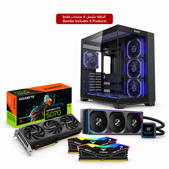 CIT Gaming PC Bundle - RTX 5070 12GB + 32GB DDR5 6000MHz + 360mm ARGB Cooler + Lightning 7 Case