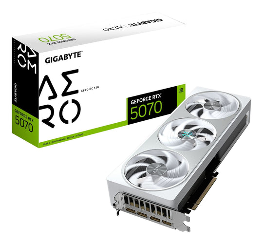 كارت شاشة جيجابايت GeForce RTX 5070 Aero OC بذاكرة 12 جيجا GDDR7