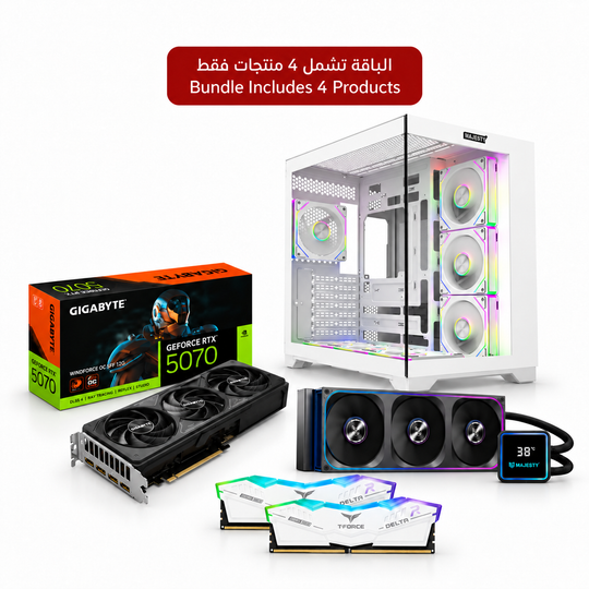 CIT Gaming PC Bundle - RTX 5070 12GB + 32GB DDR5 6000MHz CL30 + 360mm ARGB Cooler + X-Space Case
