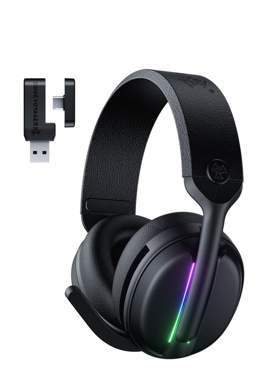 DuneVoyager T2 Quad-Mode Wireless Gaming Headset 225g 1000mAh Black
