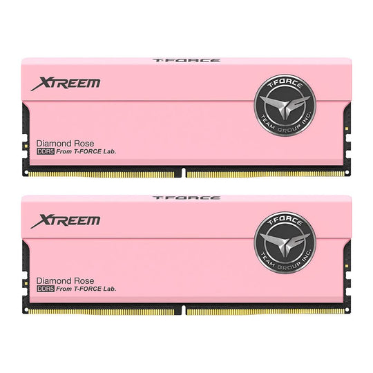 TeamGroup Xtreem 48GB (2x24GB) DDR5 PC5-60800C36 7600MHz Dual Channel Kit - Pink