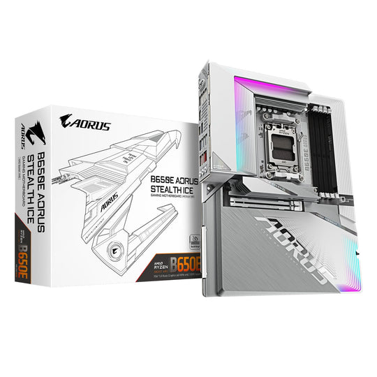 GIGABYTE B650E AORUS STEALTH ICE AM5 ATX Motherboard