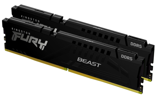 Kingston FURY Beast 32GB (2x16GB) DDR5 6400MHz CL32 EXPO/XMP Dual Channel Kit Black