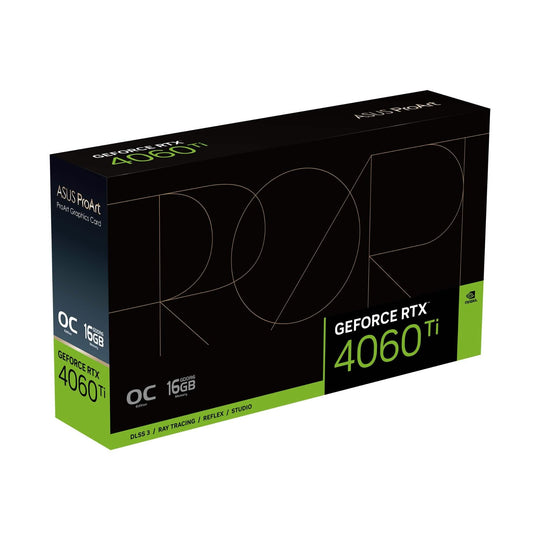 كرت شاشة ASUS ProArt GeForce RTX 4060 Ti OC 16GB GDDR6 Axial-tech