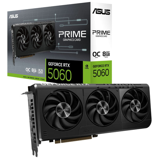 ASUS Prime GeForce RTX 5060 OC 8GB GDDR7 Graphics Card