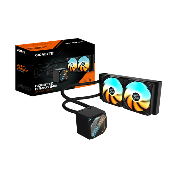 Gigabyte GAMING 240 240mm All-in-One Liquid CPU Cooler - Black
