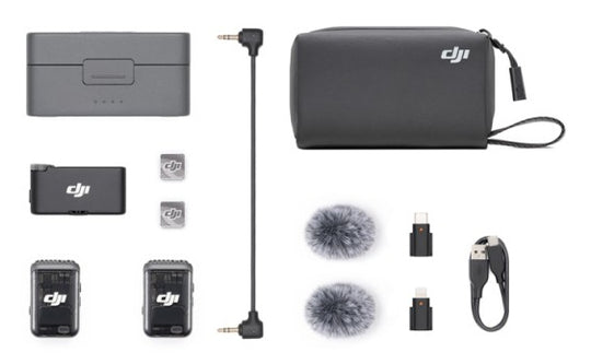 DJI Mic 2 Wireless Microphone Kit Black