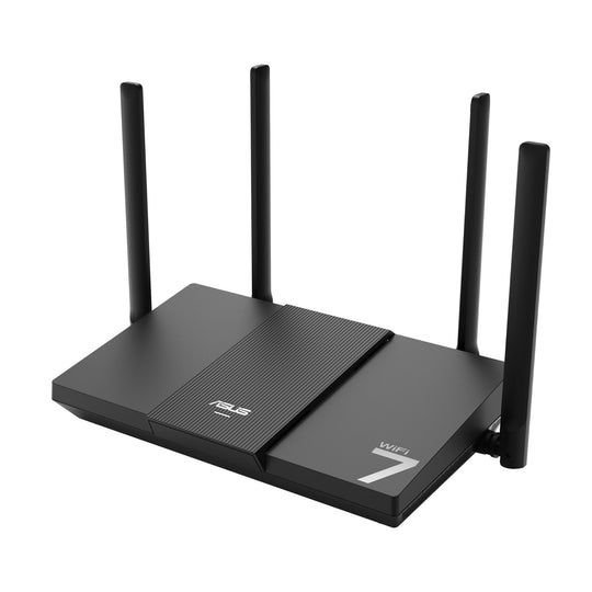 ASUS RT-BE50 BE3600 Dual-Band Wi-Fi 7 Router, AiMesh, 3x Gigabit Ports, Black