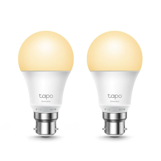 TP-Link Tapo Smart Wi-Fi Light Bulb, Dimmable TAPO L510B(2-PACK)